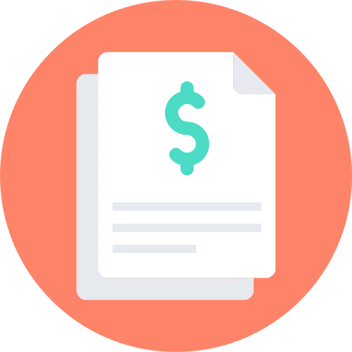 Contract education interface diploma icon