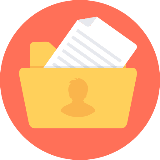 Folder office material files and folders storage icon