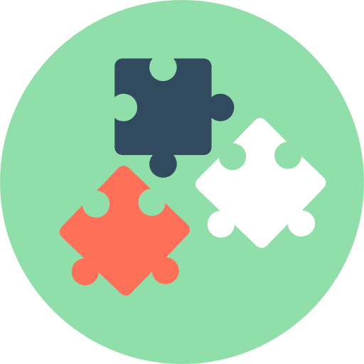 Puzzle game toy ui icon