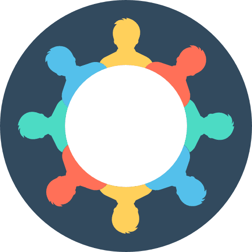 Reunion business human resources meeting icon