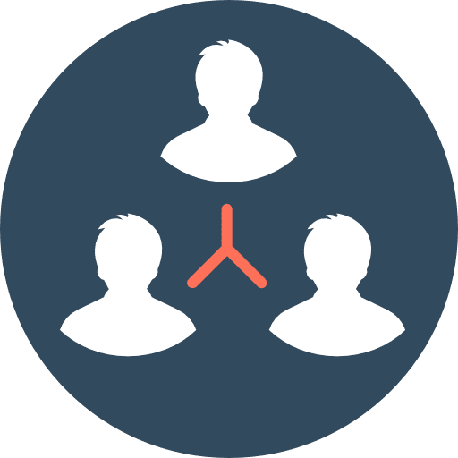 Teamwork networking teamwork gestures icon