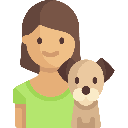 Pet family pet people icon