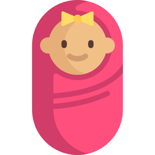 Baby girl baby girl baby babies icon