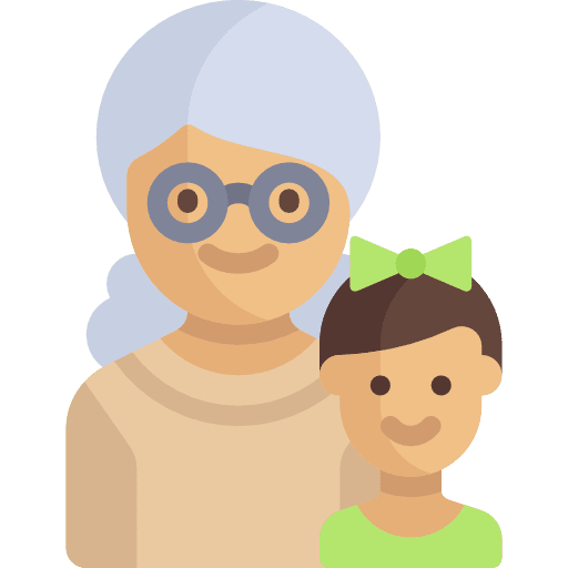 Grandmother people woman user icon