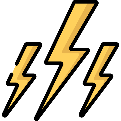 Flash thunder flash lightning icon