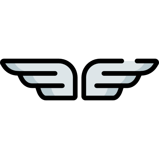Wings fly wing chun bird icon