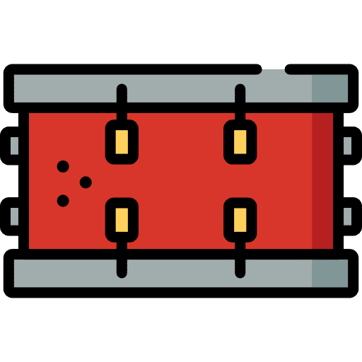 Drum musical instrument percussion instrument music and multimedia icon