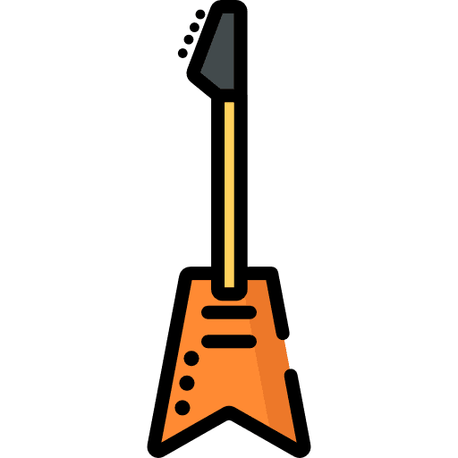 Electric guitar string instrument electric guitar musical instrument icon