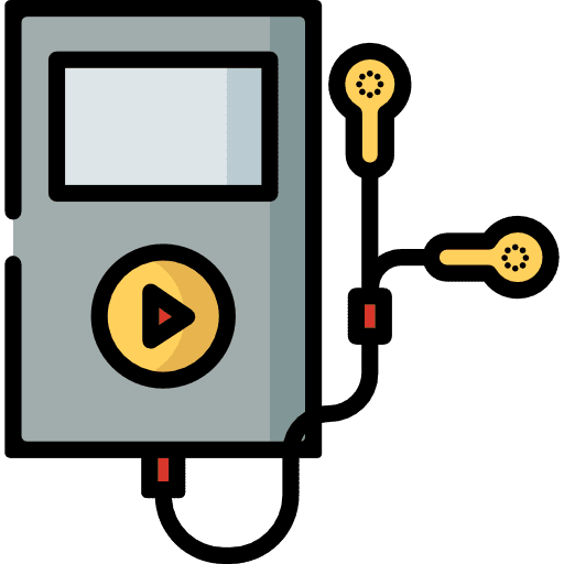 Mp3 player technology portable mp3 icon