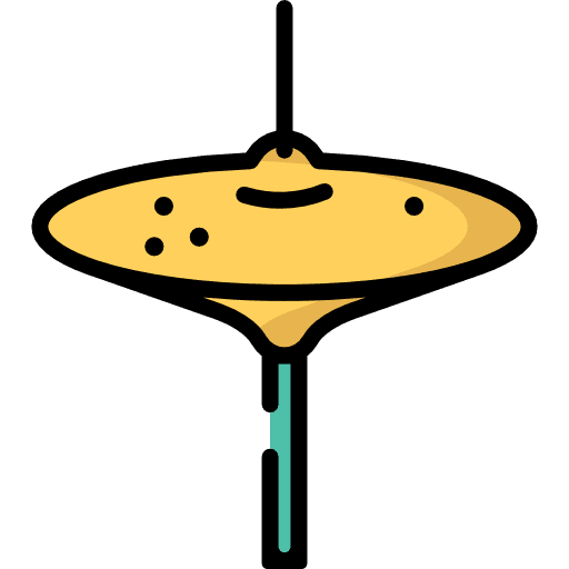 Cymbal music percussion instrument cymbals icon