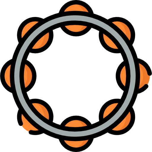 Tambourine tambourine percussion instrument jingle icon