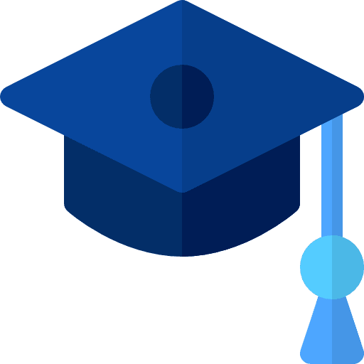 Mortarboard graduate mortarboard academy icon