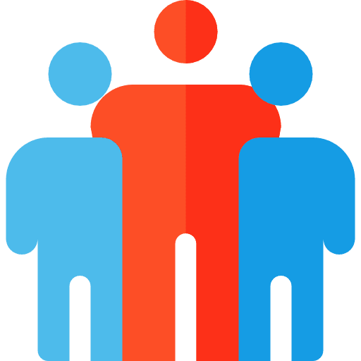 Teamwork teamwork group men icon