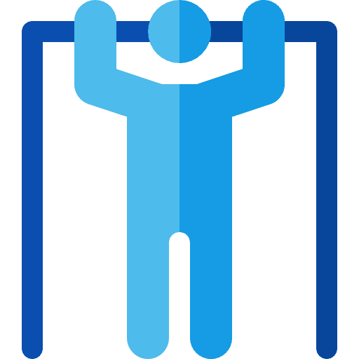 Training silhouette sports and competition working out icon