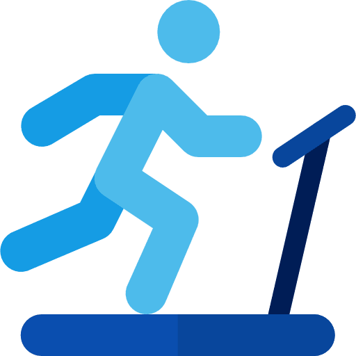 Training sports and competition running humanpictos icon