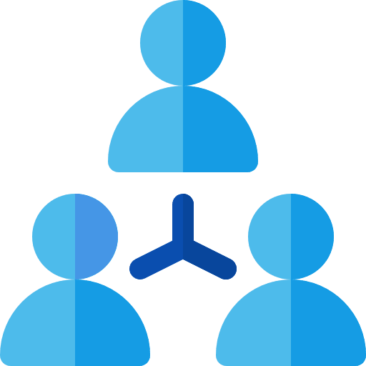 Teamwork work business networking icon