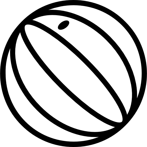 Ball ball sportive stripes icon