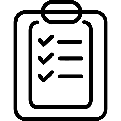 Clipboard logistics clipboard wellness icon