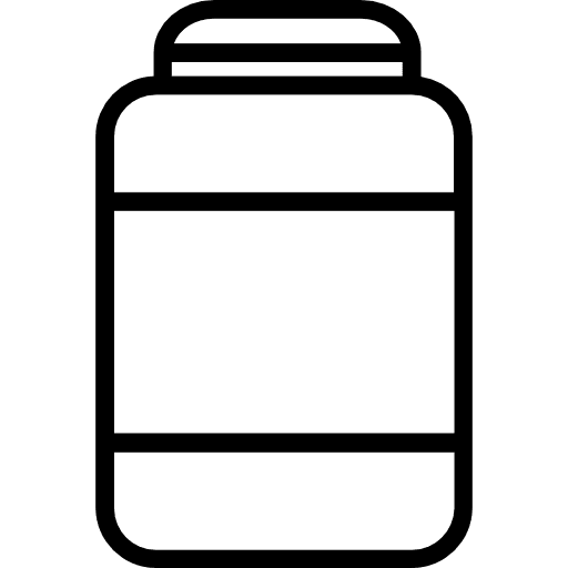 Proteins wellness bottle supplements icon