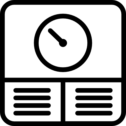 Scale wellness fitness weight icon