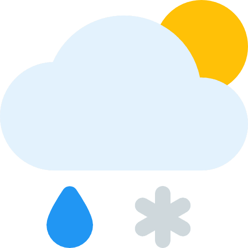 Sleet sleet weather snow icon