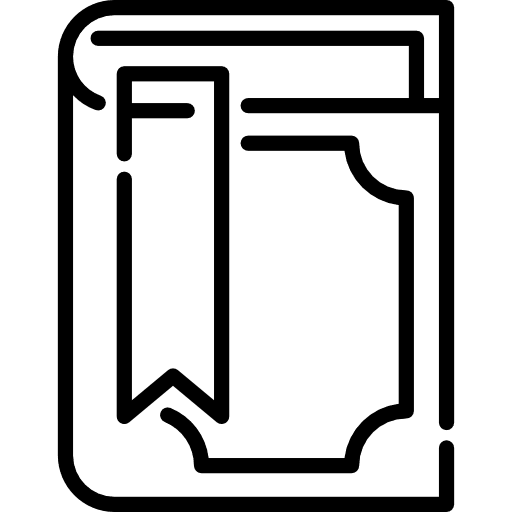 Magic book entertainment agenda bookmark icon