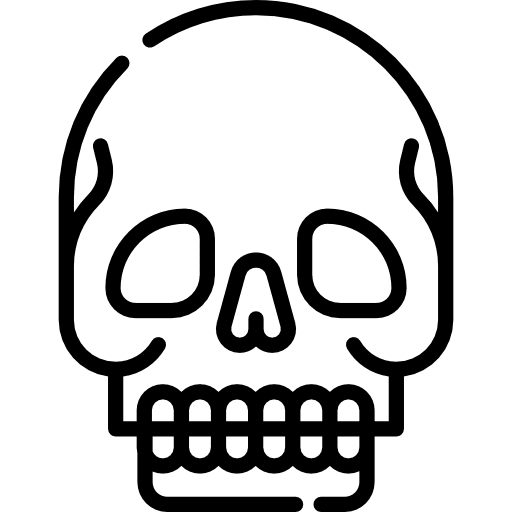 Skull signs poisonous miscellaneous icon
