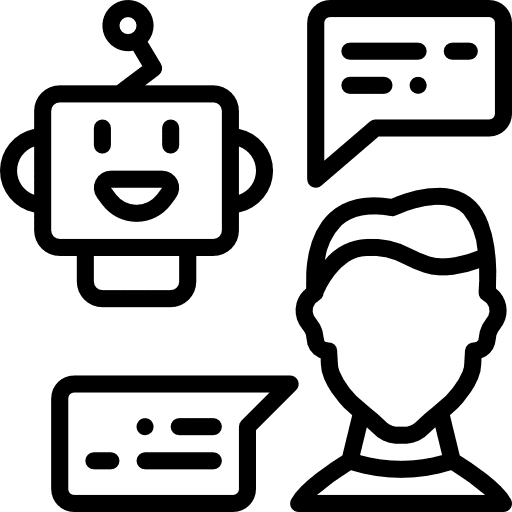 Chat speaking communication group icon