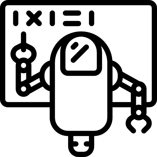 Teaching artificial intelligence electronics education icon