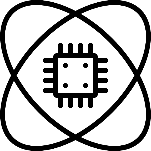 Science atomic electron atom icon