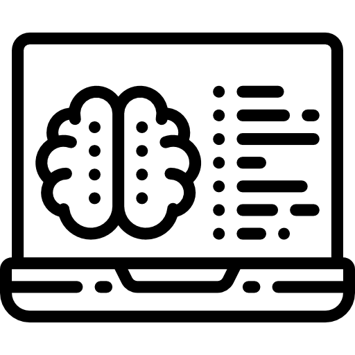 Laptop computing technology web development icon