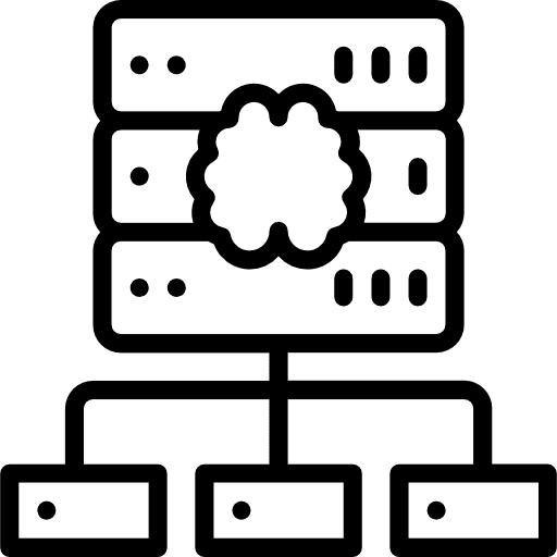 Servers storage technology servers icon