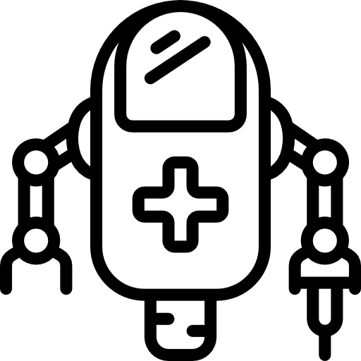 Robot machine automaton avatar icon