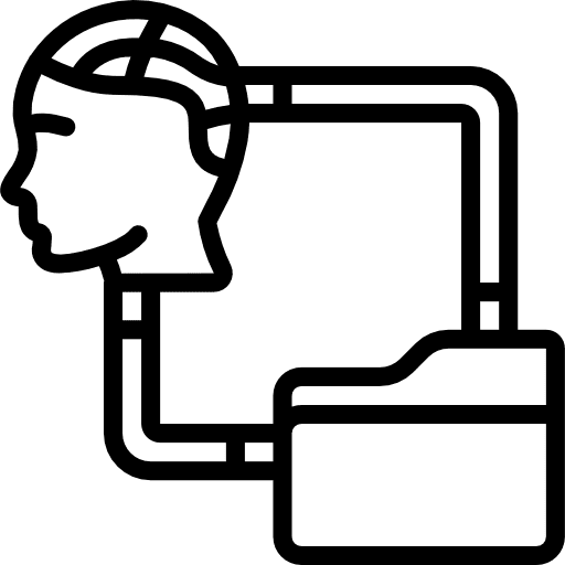 Transfer file interface archive icon