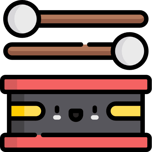 Drum drum music and multimedia musical instrument icon