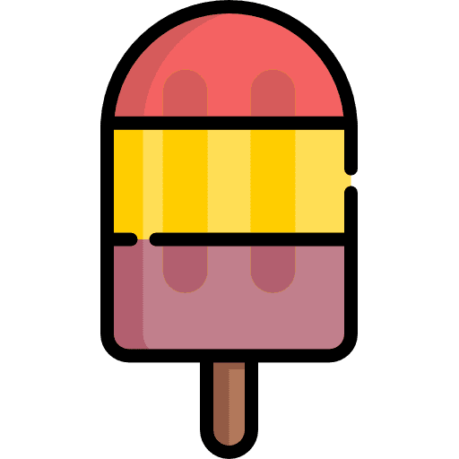 Popsicle summertime ice cream food and restaurant icon
