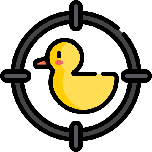 Duck fair game fun icon