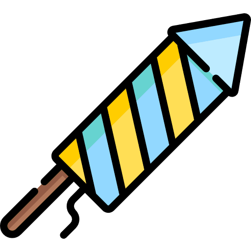 Fireworks celebration event firecracker icon