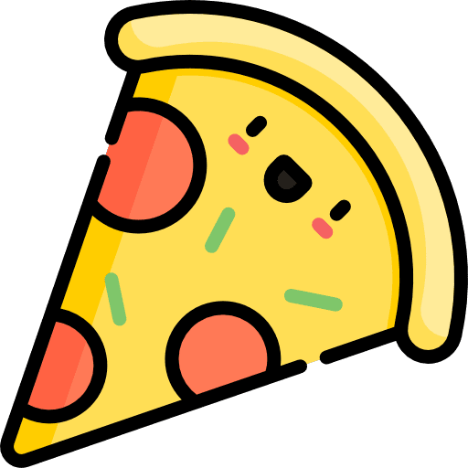 Pizza pizza dough salami icon