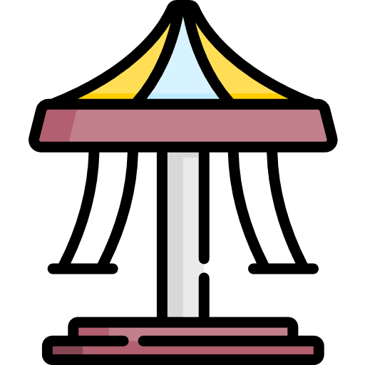 Swing kid and baby swing birthday and party icon