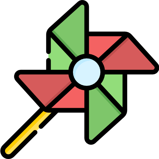 Windmill ecology pinwheel wind icon