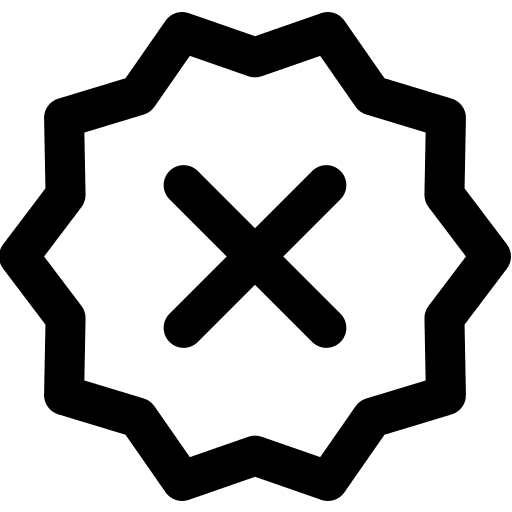 Cancel error forbidden prohibition icon