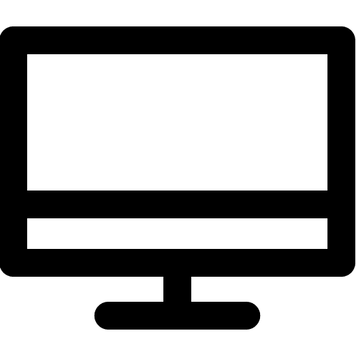 Monitor technology television electronics icon