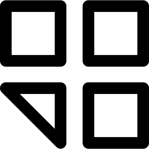 Menu control button menu icon