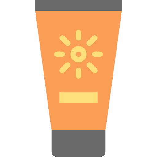 Sunscreen healthcare and medical sun lotion sunbathing icon
