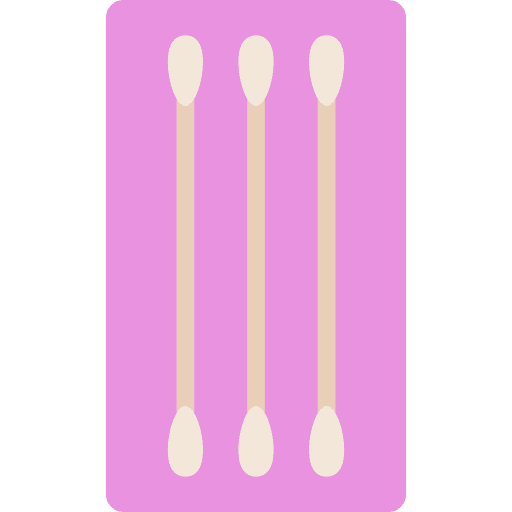 Cotton buds cotton buds bud cleaning icon
