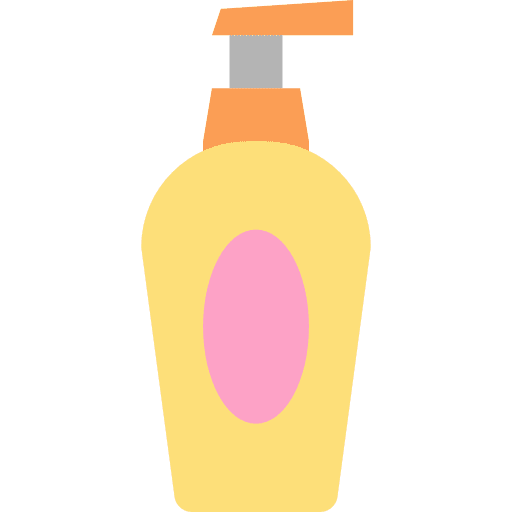 Cream skincare cosmetics hygiene icon