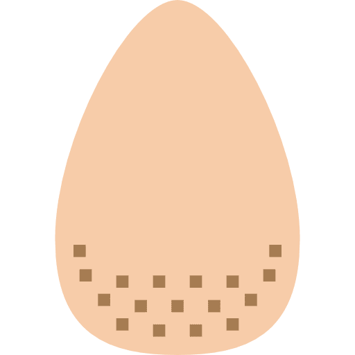 Egg brush cosmetic egg icon