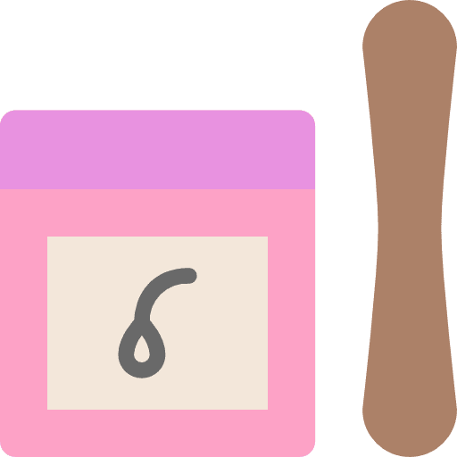 Wax beauty healthcare and medical cosmetic icon