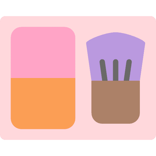 Make up facial feminine fashion icon